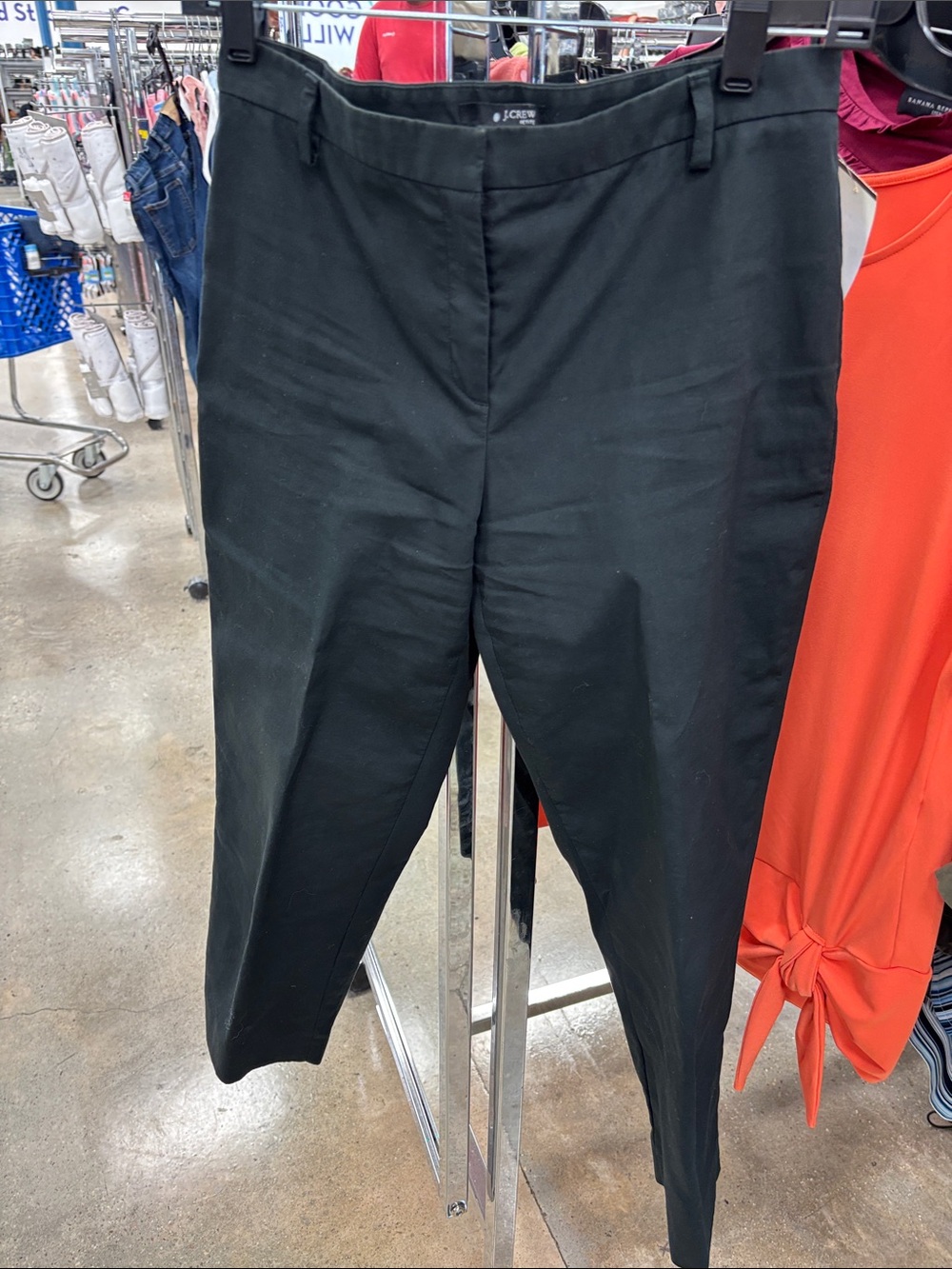 J. Crew Black Slim Ankle Dress Pants